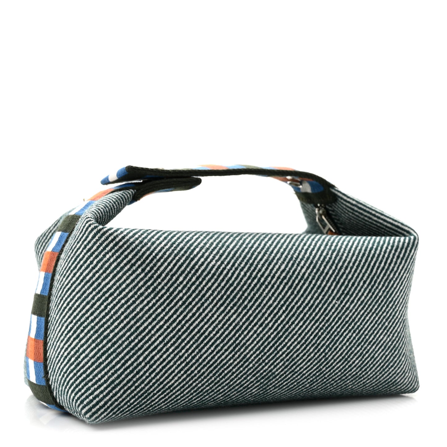 Canvas Small Bride-A-Brac H Natte Pouch Bleu