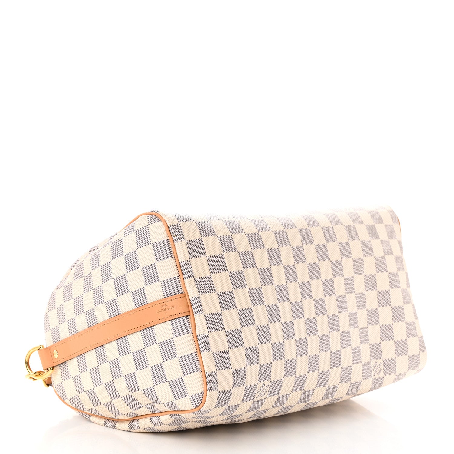 Louis Vuitton Damier Azur Braided Speedy Bandouliere 30 Blue 4 of 9