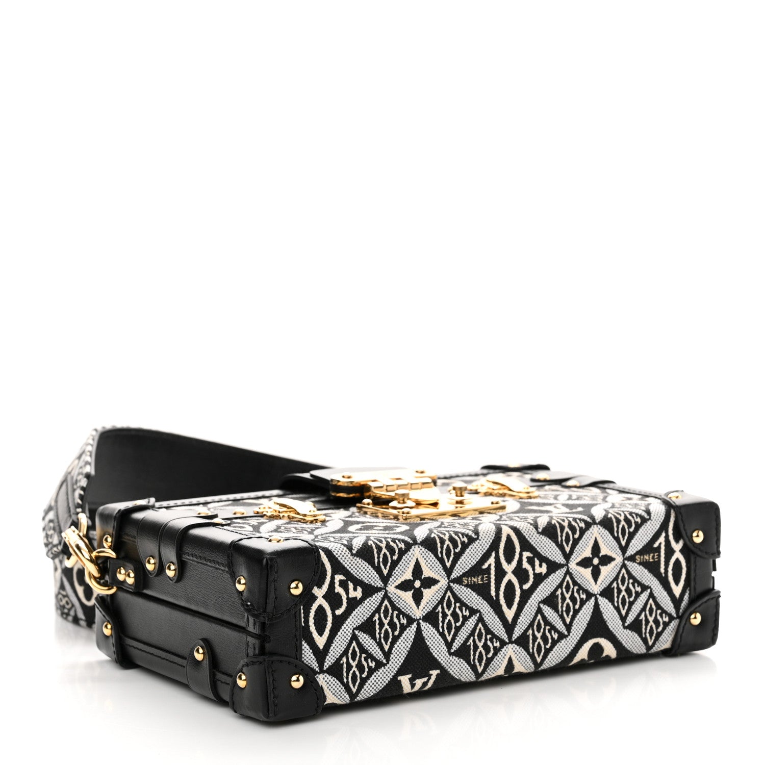 Louis Vuitton Jacquard Since 1854 Petite Malle Grey 4 of 12