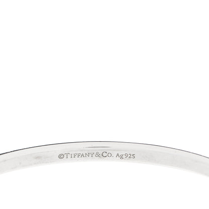 Tiffany Sterling Silver Narrow Makers Cuff Bracelet 3 of 4