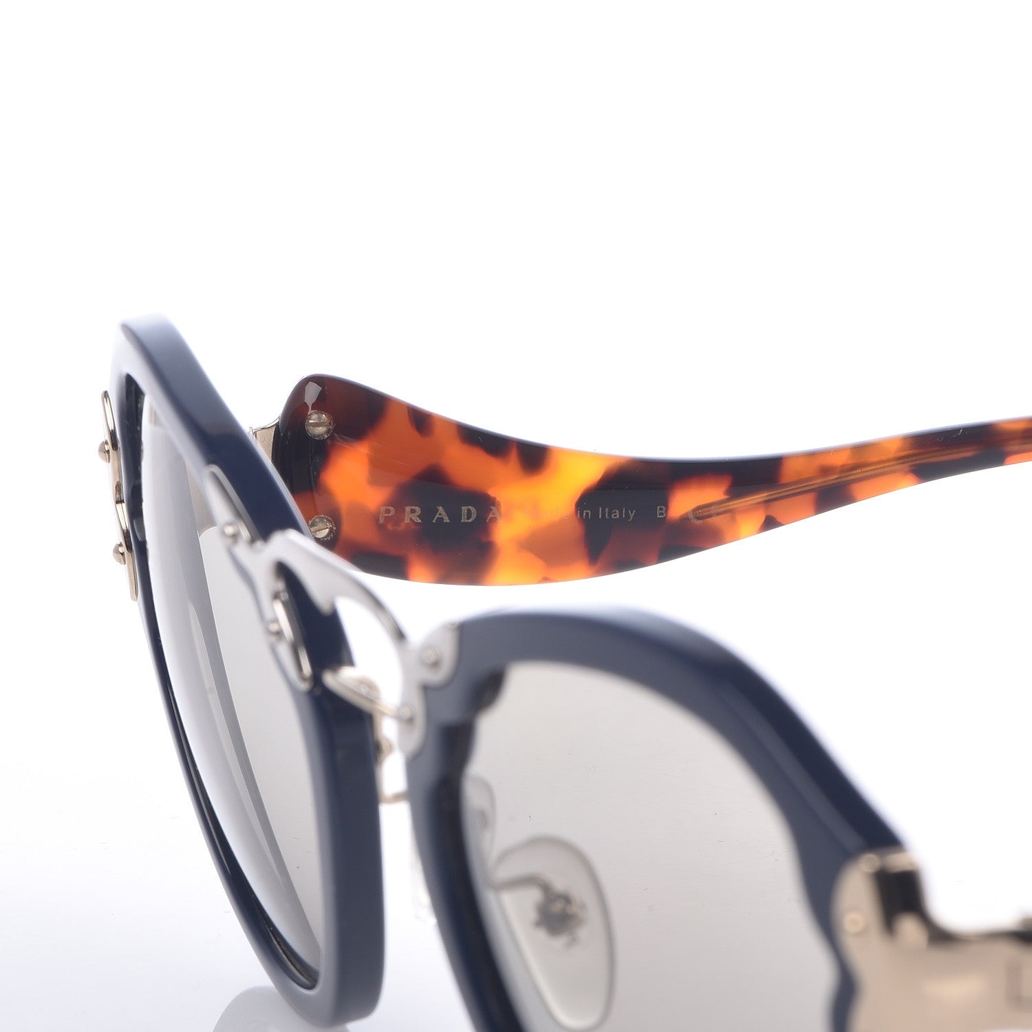 Prada Sunglasses SPR 09T Blue Tortoise 6 of 7