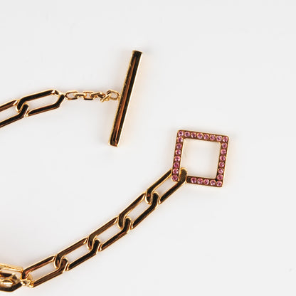 Louis Vuitton Swarovski Crystal Flower Power Bracelet Gold 5 of 7