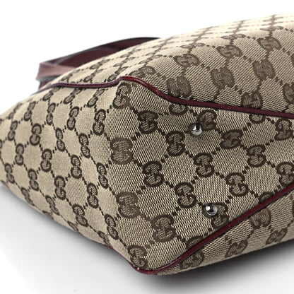 Gucci Monogram Medium Tote Red 6 of 6