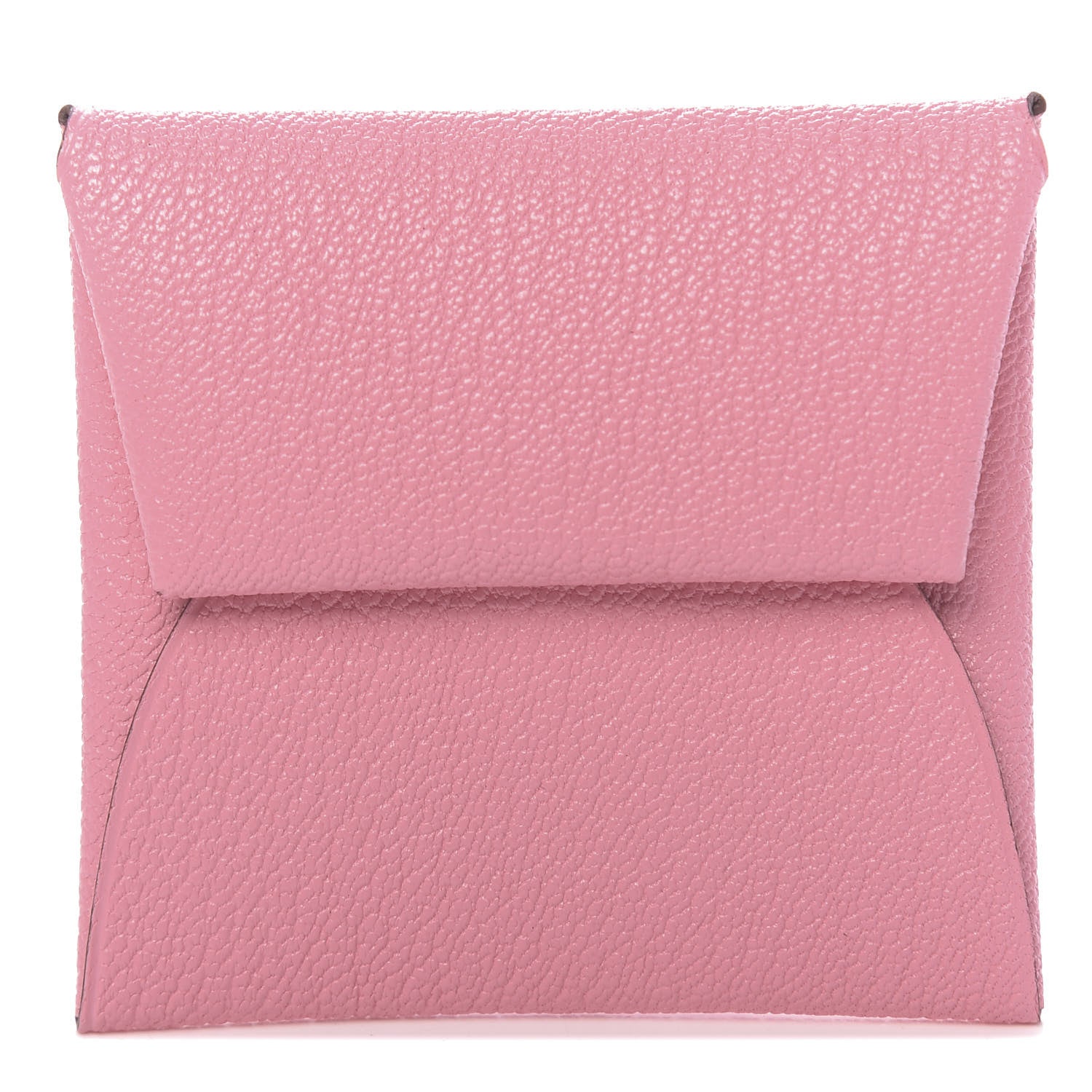 Hermes Chevre Mysore Verso Bastia Coin Purse Rose Confetti Brique 1 of 8