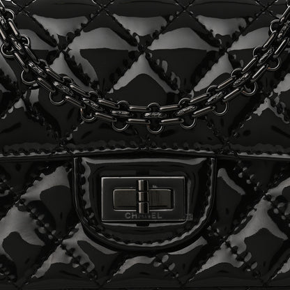 Chanel Patent Calfskin Quilted 2.55 Reissue Mini Flap So Black 8 of 11