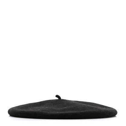 Christian Dior Wool Beret T4 Black 1 of 8