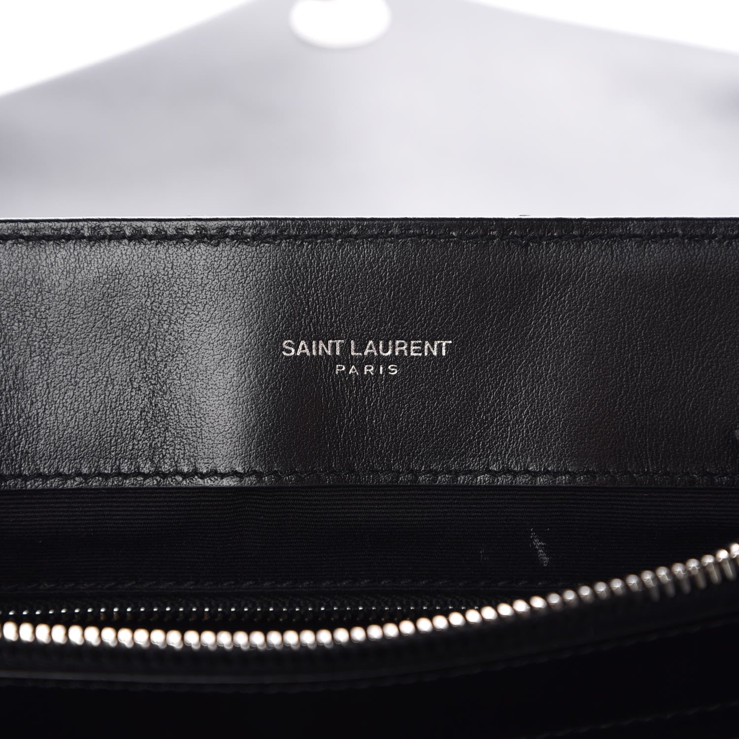 Saint Laurent Calfskin Y Quilted Monogram Medium Loulou Chain Satchel Black 7 of 8