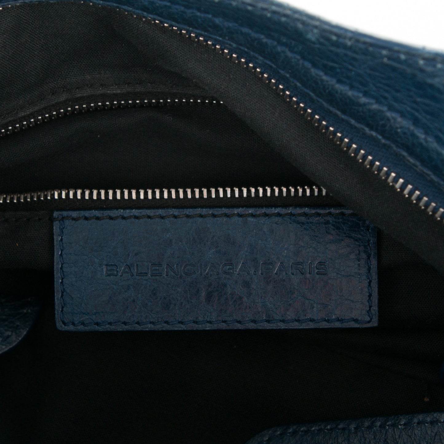 Agneau Giant 12 Silver Hardware Town Bleu Mineral