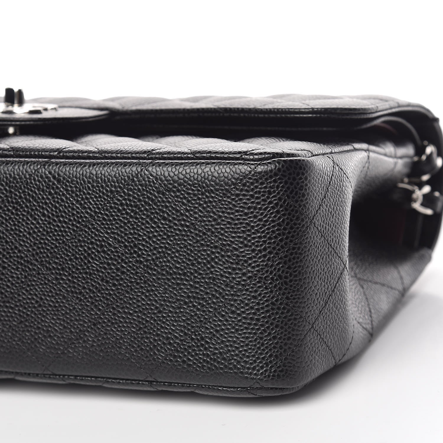 Chanel Caviar Quilted Jumbo Double Flap Black 7 of 11