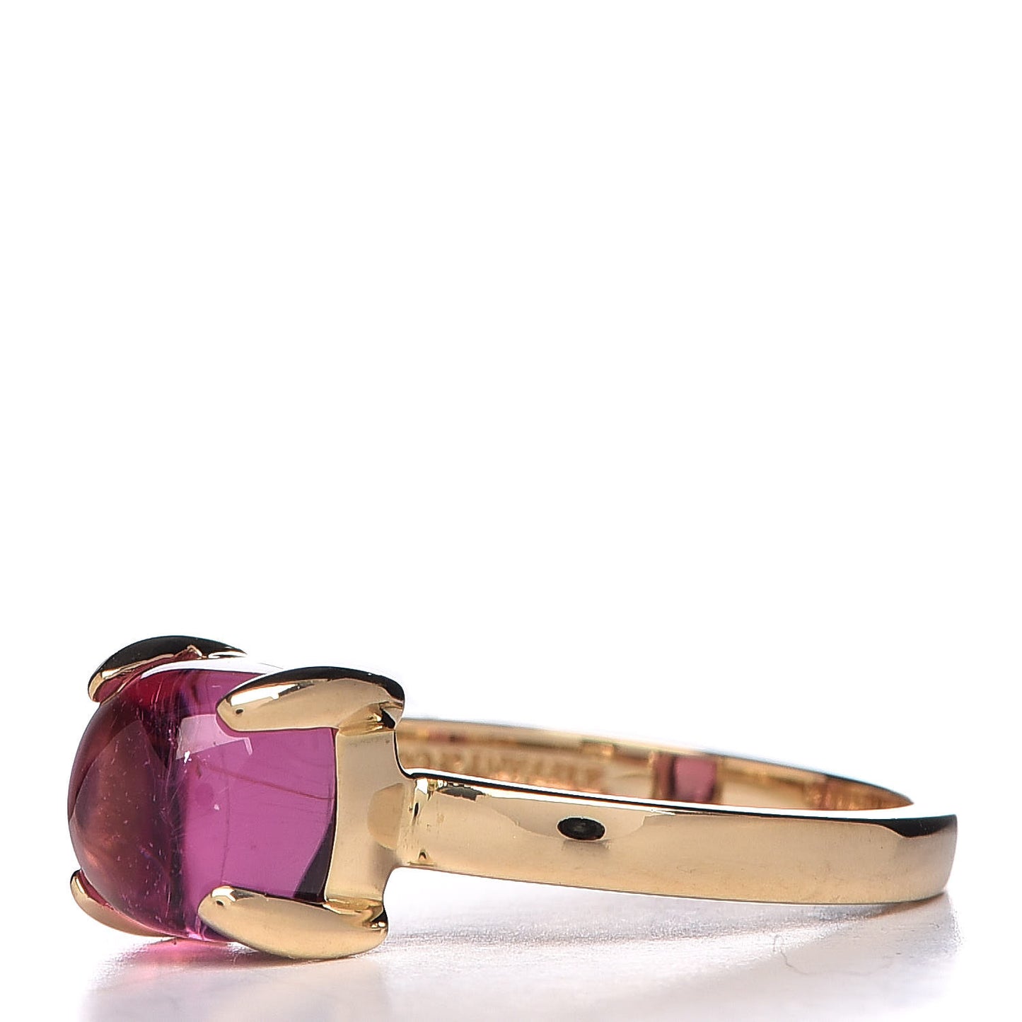 18K Yellow Gold Pink Tourmaline 7mm Paloma Picasso Sugar Stacks Ring 50 5.5