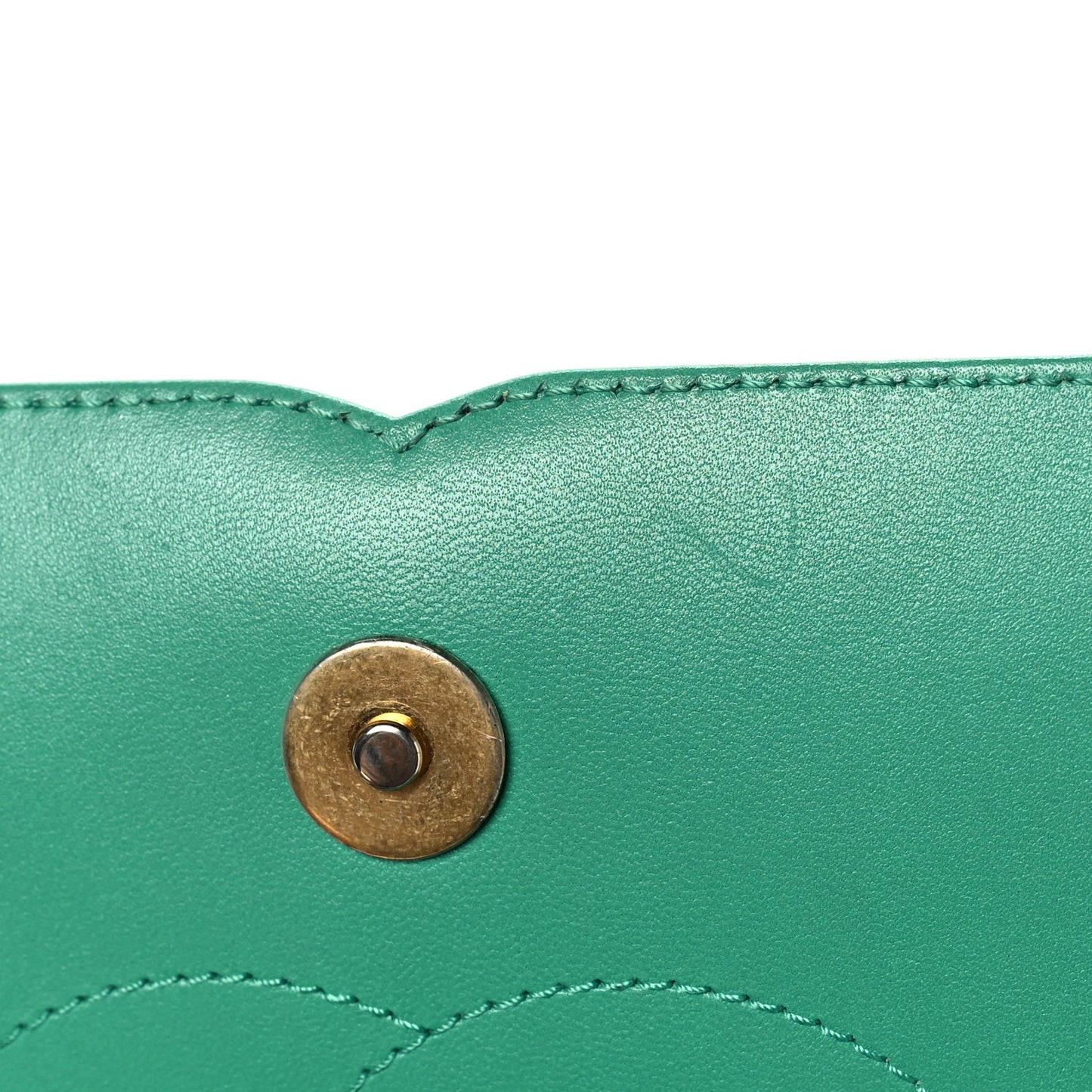 Caviar Quilted Medium CC Filigree Flap Green