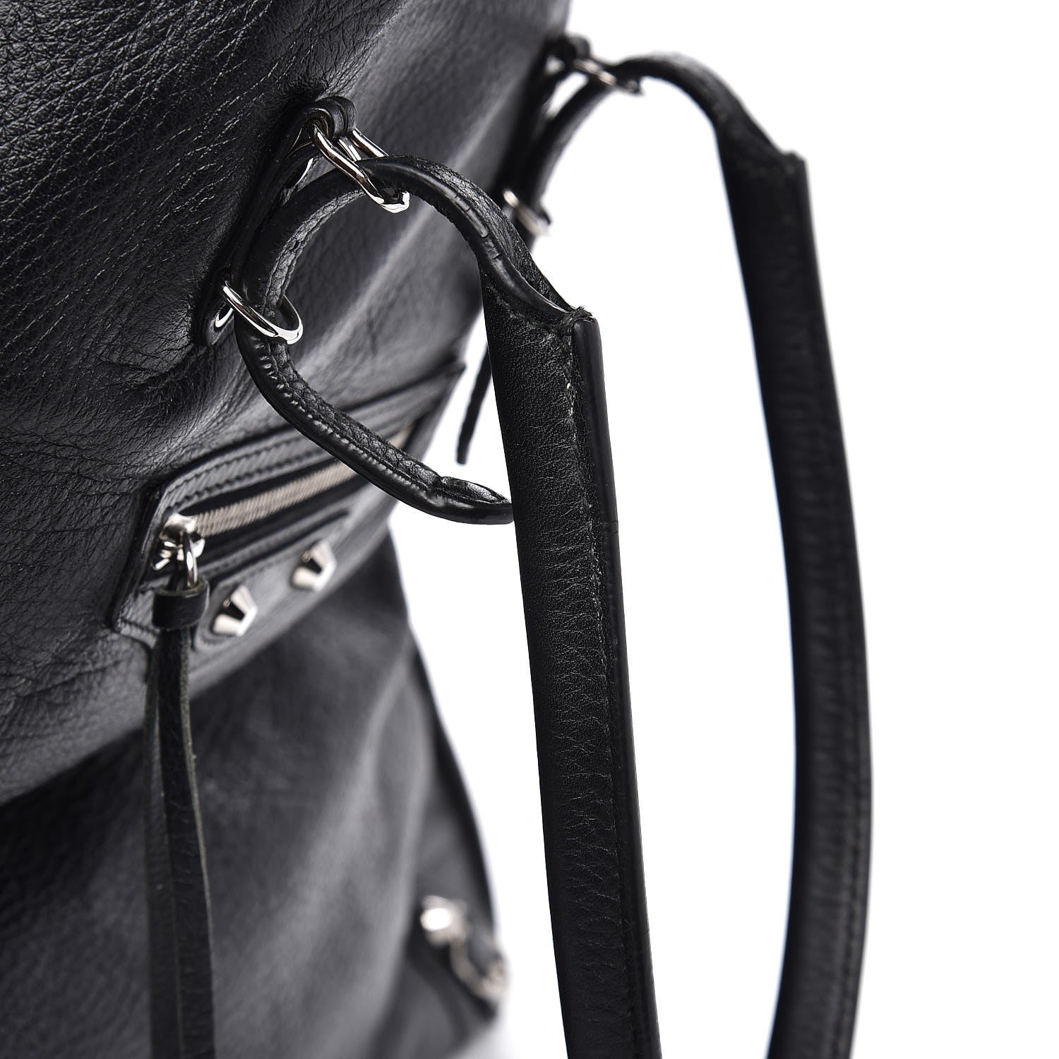 Balenciaga Supple Calfskin Papier A4 Zip Around Tote Black 11 of 12