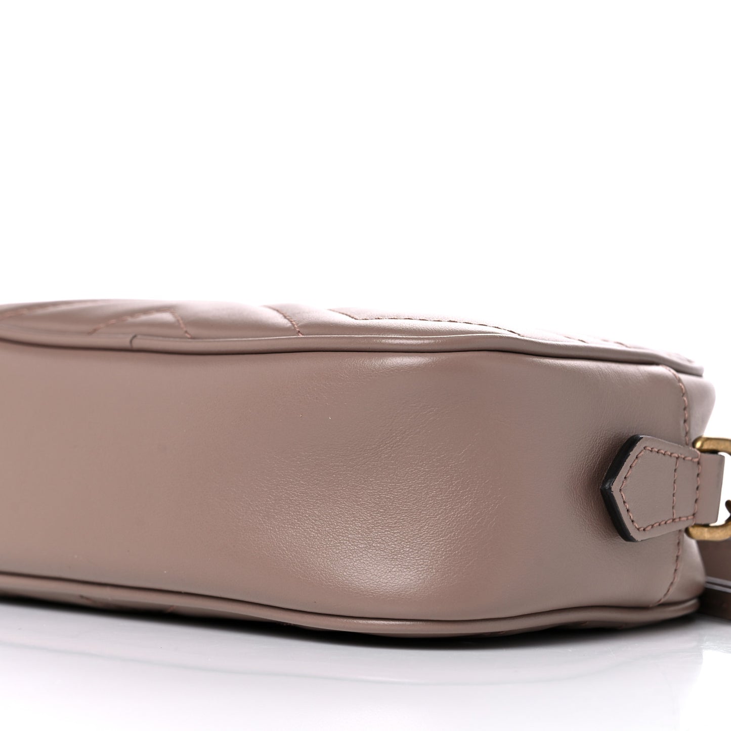 Calfskin Matelasse Mini GG Marmont Chain Shoulder Bag Porcelain Rose