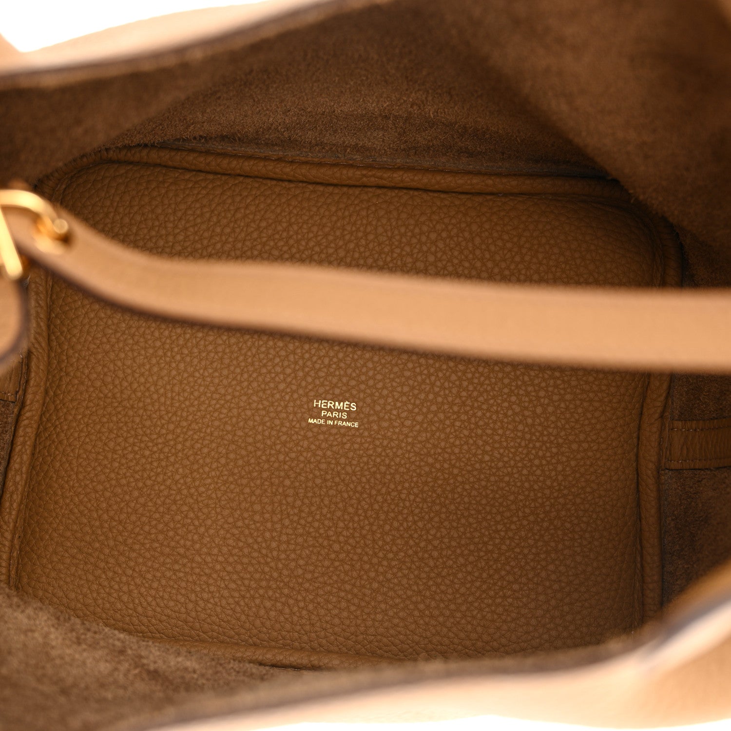 Hermes Taurillon Clemence Picotin Lock 22 MM Biscuit 5 of 10