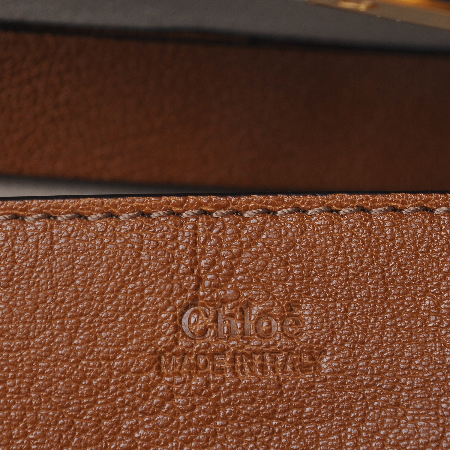 Chloe Grained Lambskin Drew Shoulder Bag Caramel 6 of 7