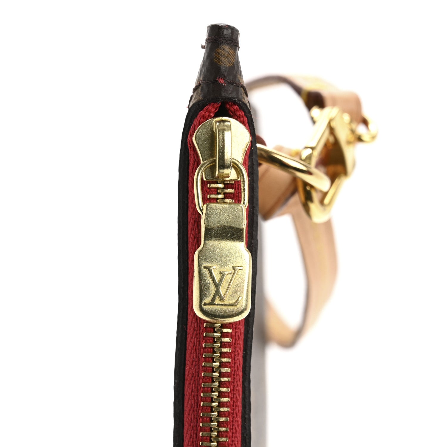 Louis Vuitton Monogram Neverfull MM GM Pochette Cherry 8 of 12