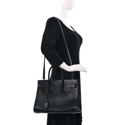 Saint Laurent Calfskin Small Sac De Jour Studded Black 2 of 8