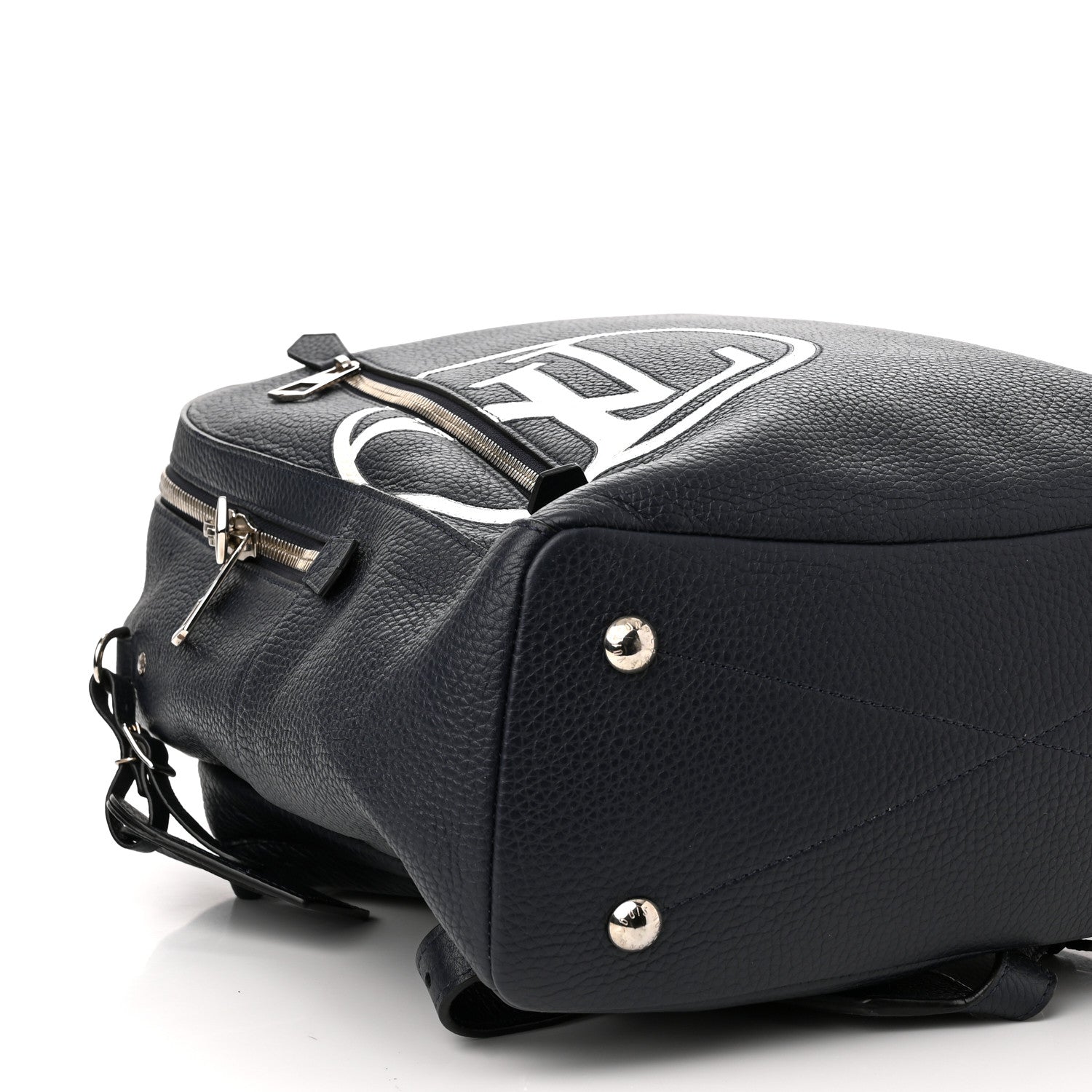 Louis Vuitton Taurillon Armand Initials Backpack Navy 8 of 9