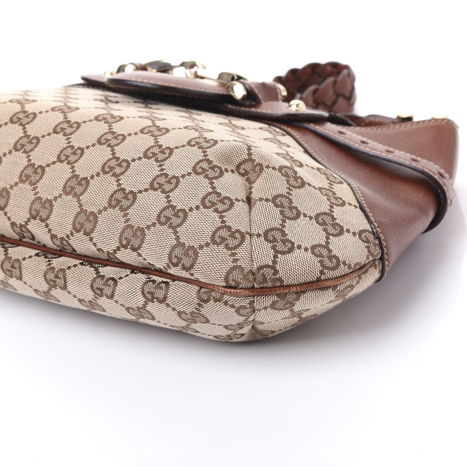 Gucci Monogram Pelham Shoulder Bag Brown 8 of 8