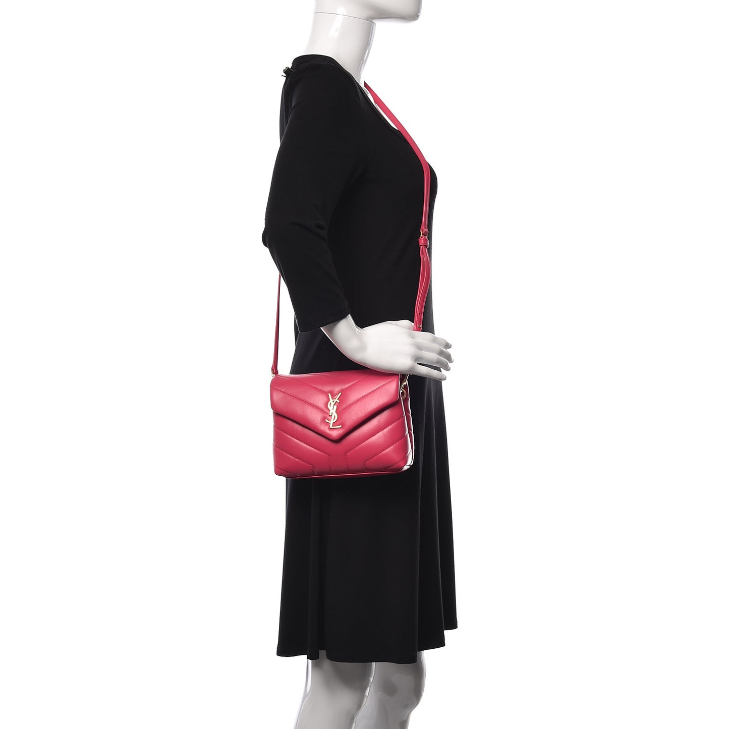 Calfskin Y Quilted Monogram Toy Loulou Crossbody Bag Freesia