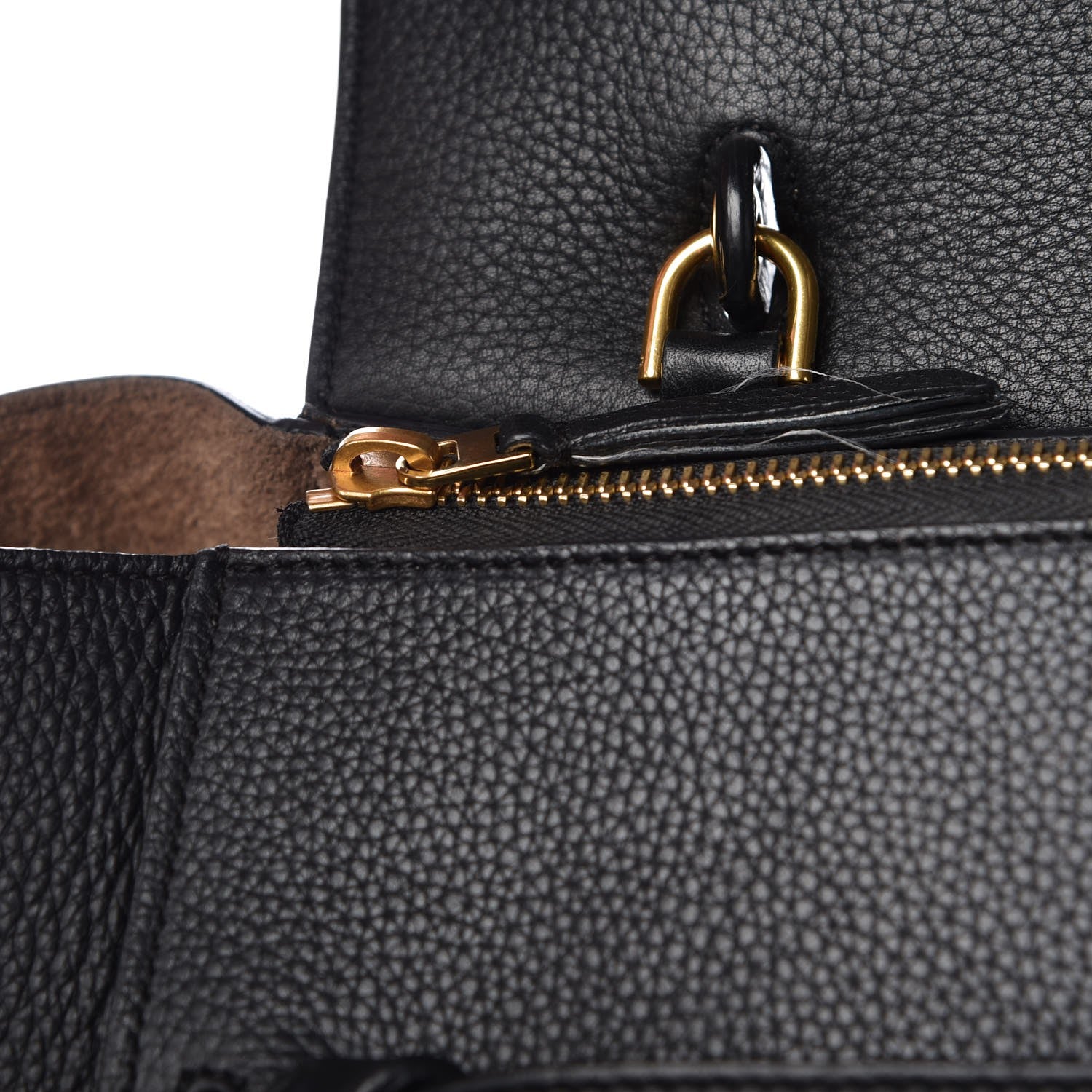 Celine Grained Calfskin Small Belt Bag Black 11 of 12