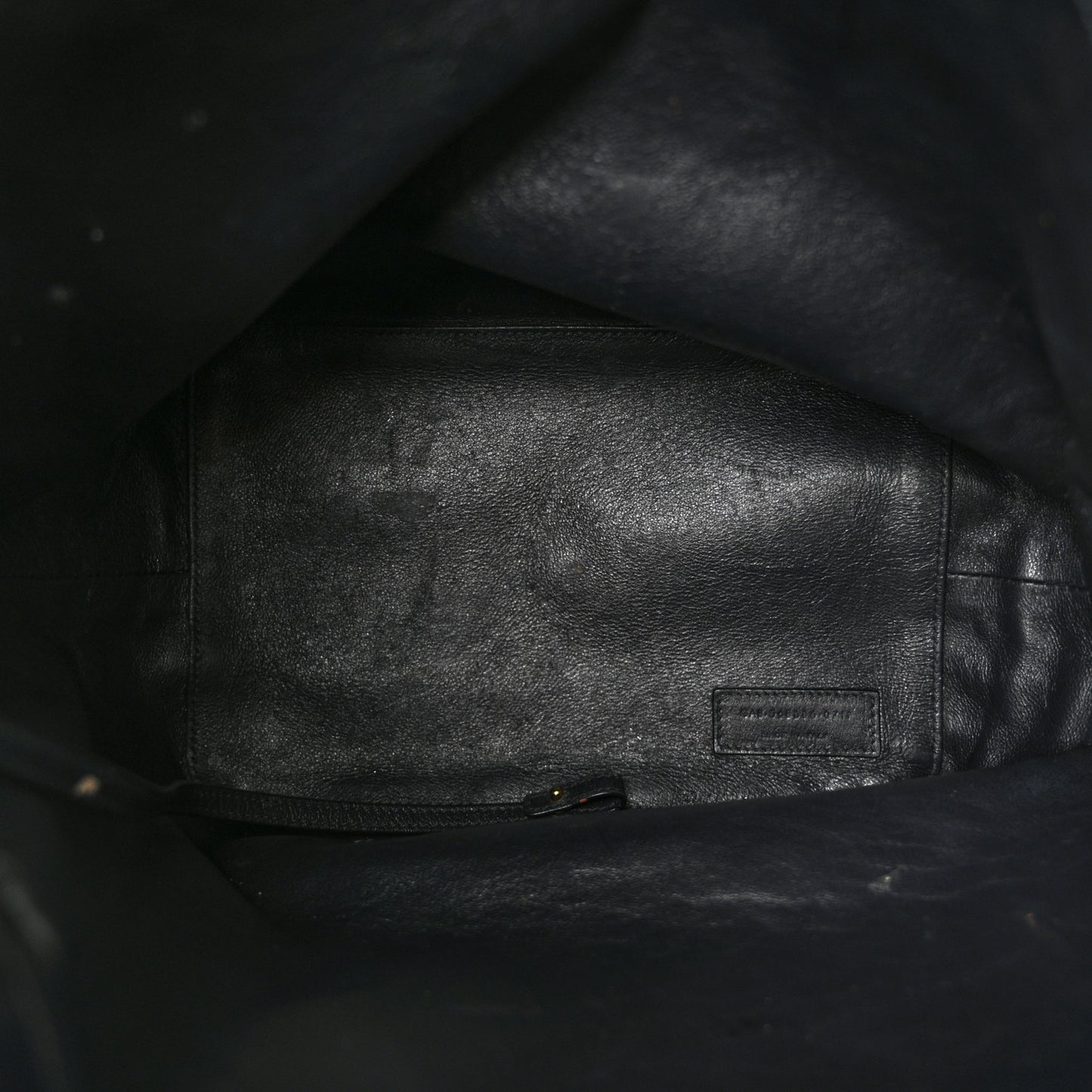 Canvas All-Over Monogram Bucket Bag Black