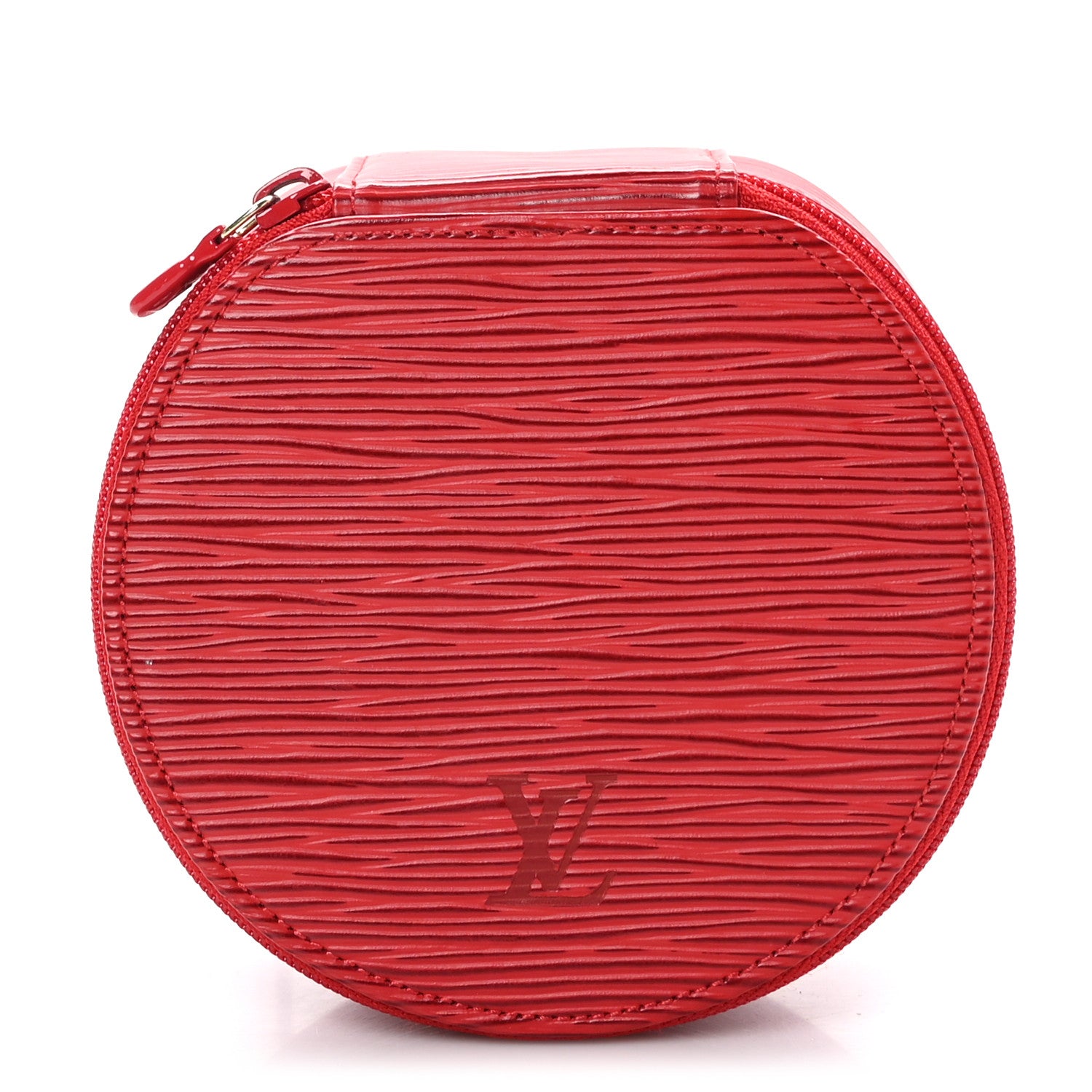 Louis Vuitton Epi Ecrin Bijoux 12cm Jewelry Box Case Rouge 1 of 8