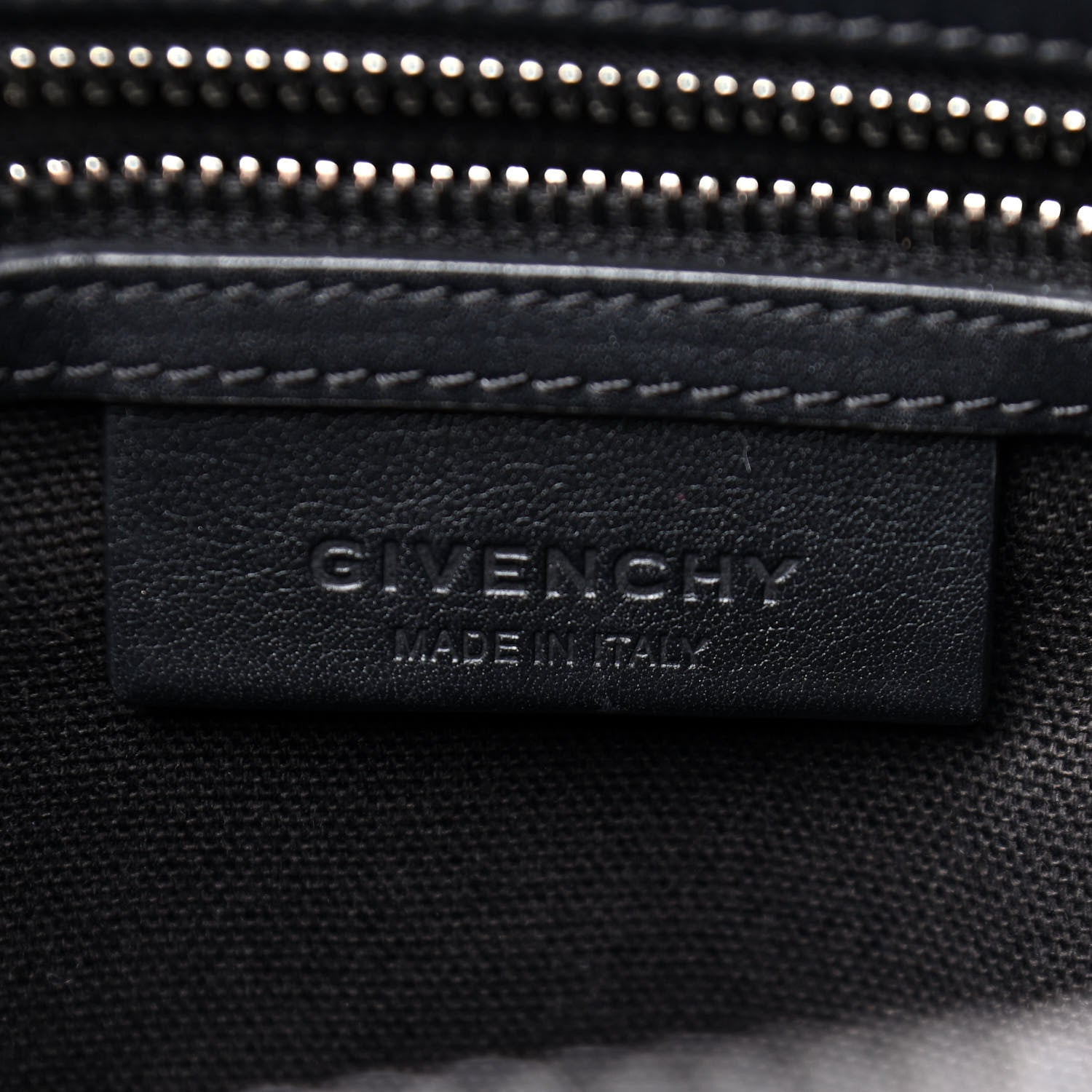 Givenchy Calfskin Contrast Stitched Medium Antigona Black 6 of 10
