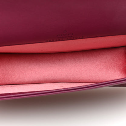 Gucci Velvet Matelasse GG Marmont Mini Bag Fuchsia Violet Cyclamen 5 of 9