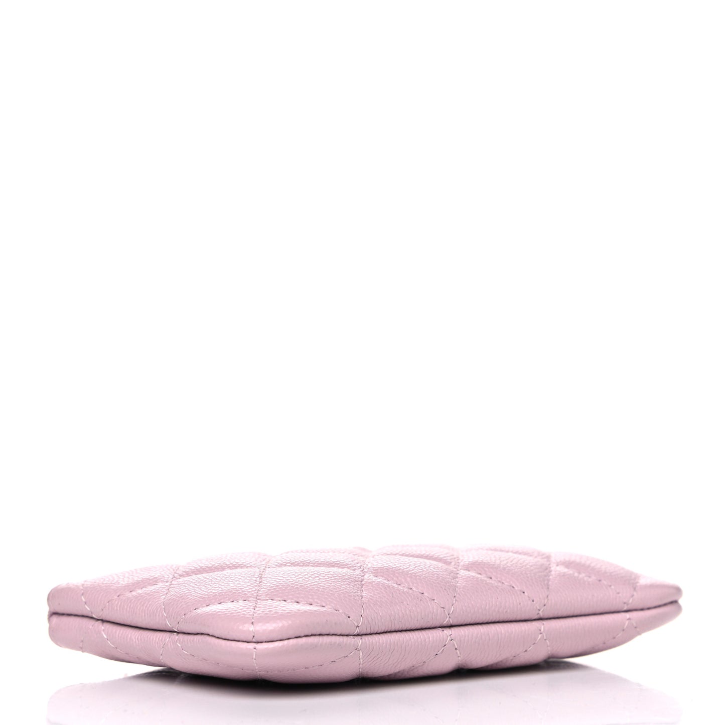 Caviar Quilted Small Cosmetic Case Light Pink
