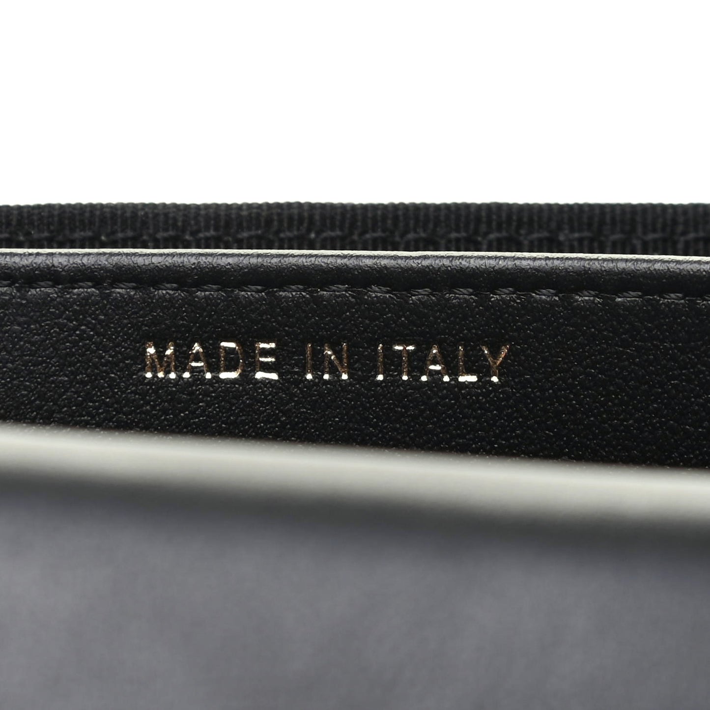 Patent Quilted Flap Card Holder Wallet Black