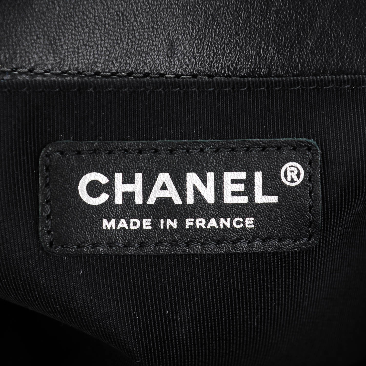 Chanel Lambskin Quilted Medium Boy Flap Black 6 of 7