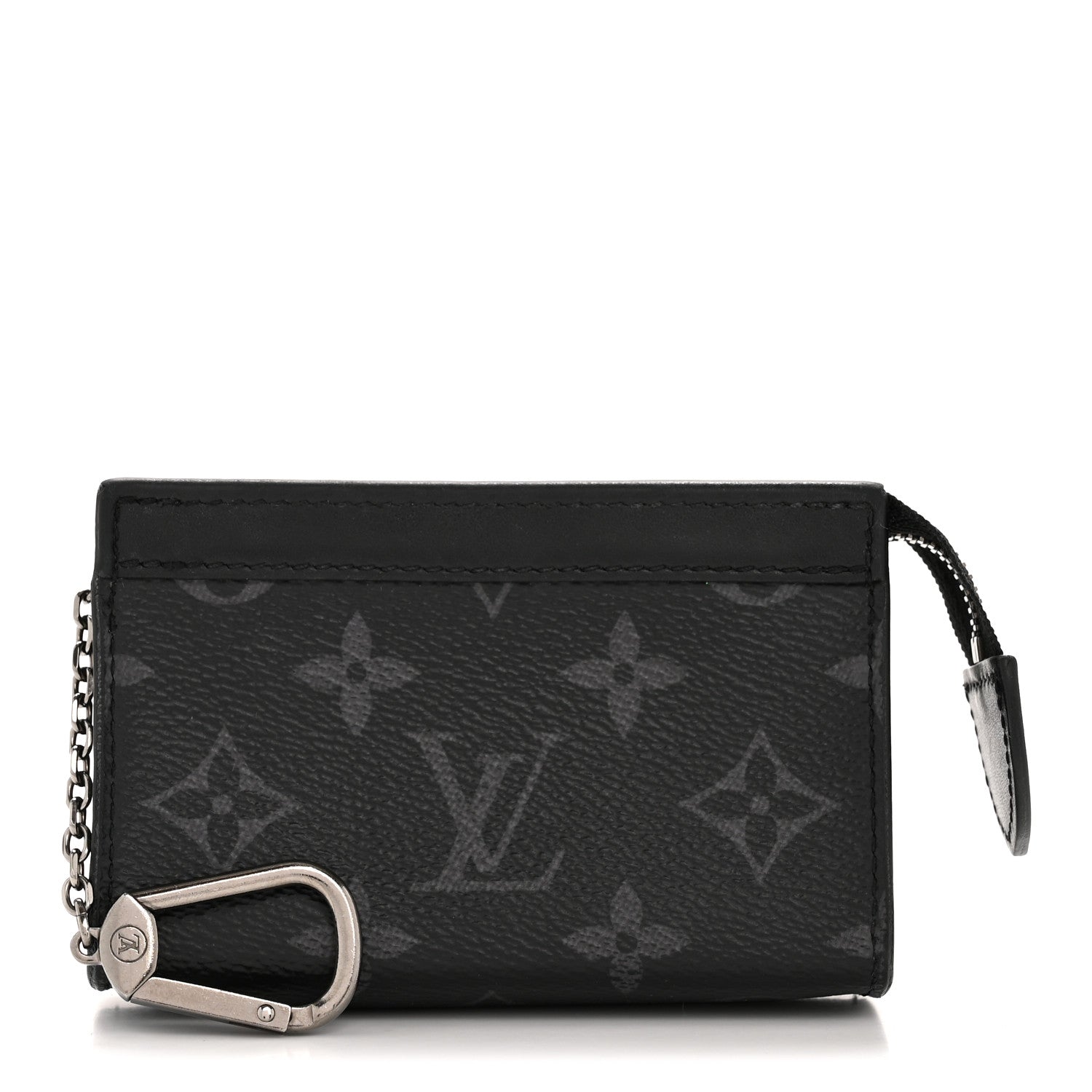Louis Vuitton Monogram Eclipse Key Pouch Voyage 1 of 11