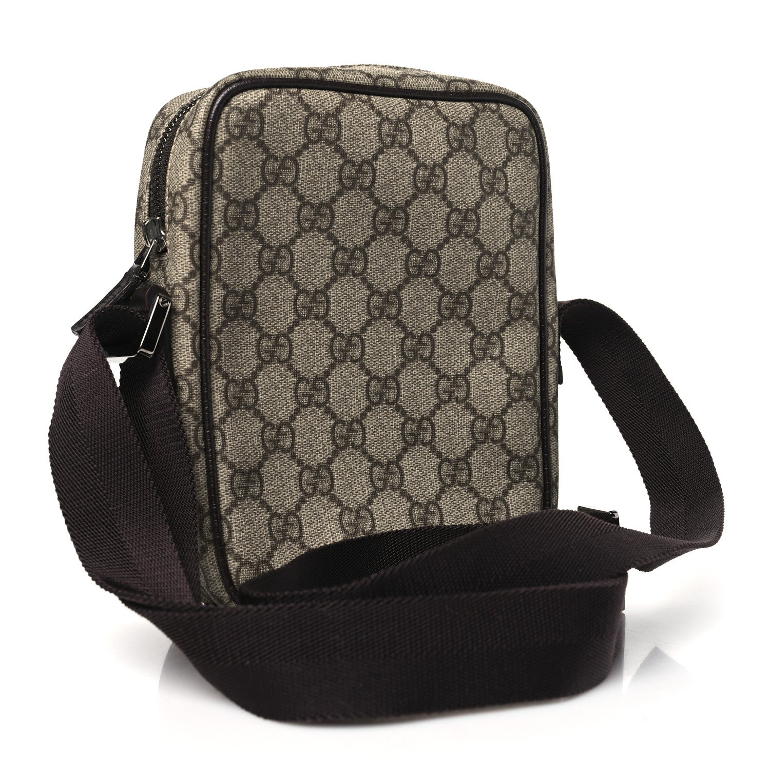 Gucci GG Plus Monogram Messenger Bag Ebony 3 of 10