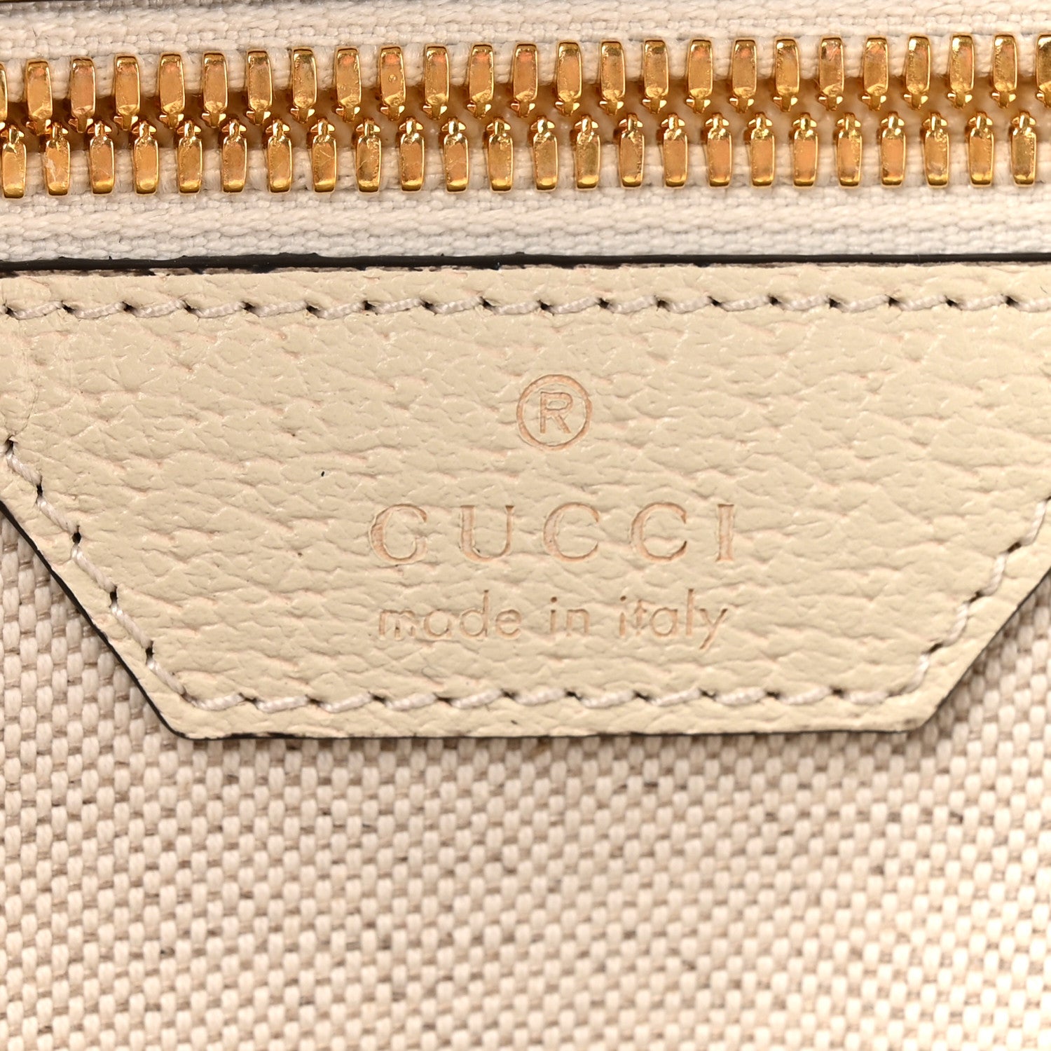 Gucci GG Supreme Monogram Textured Calfskin Web Small Ophidia Day Backpack Beige Ebony Mystic White 6 of 11