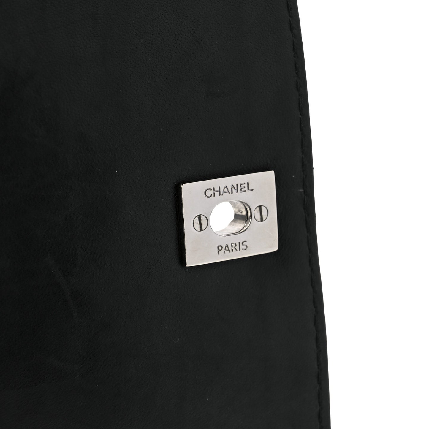 Vinyl Quilted In The Business Flap Bag Black