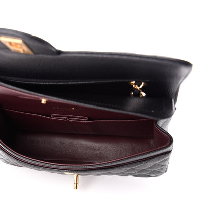 Chanel Caviar Quilted Medium Double Flap Black 5 of 10
