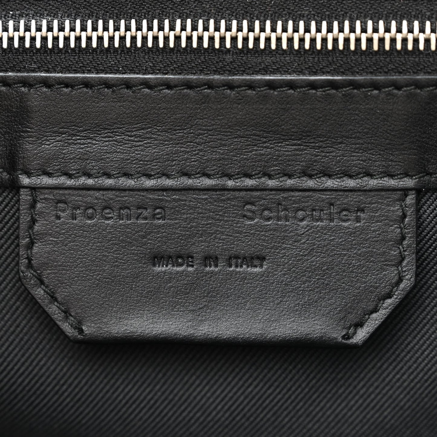 Paper Lambskin Tiny PS1 Plus Zip Satchel Dove Grey