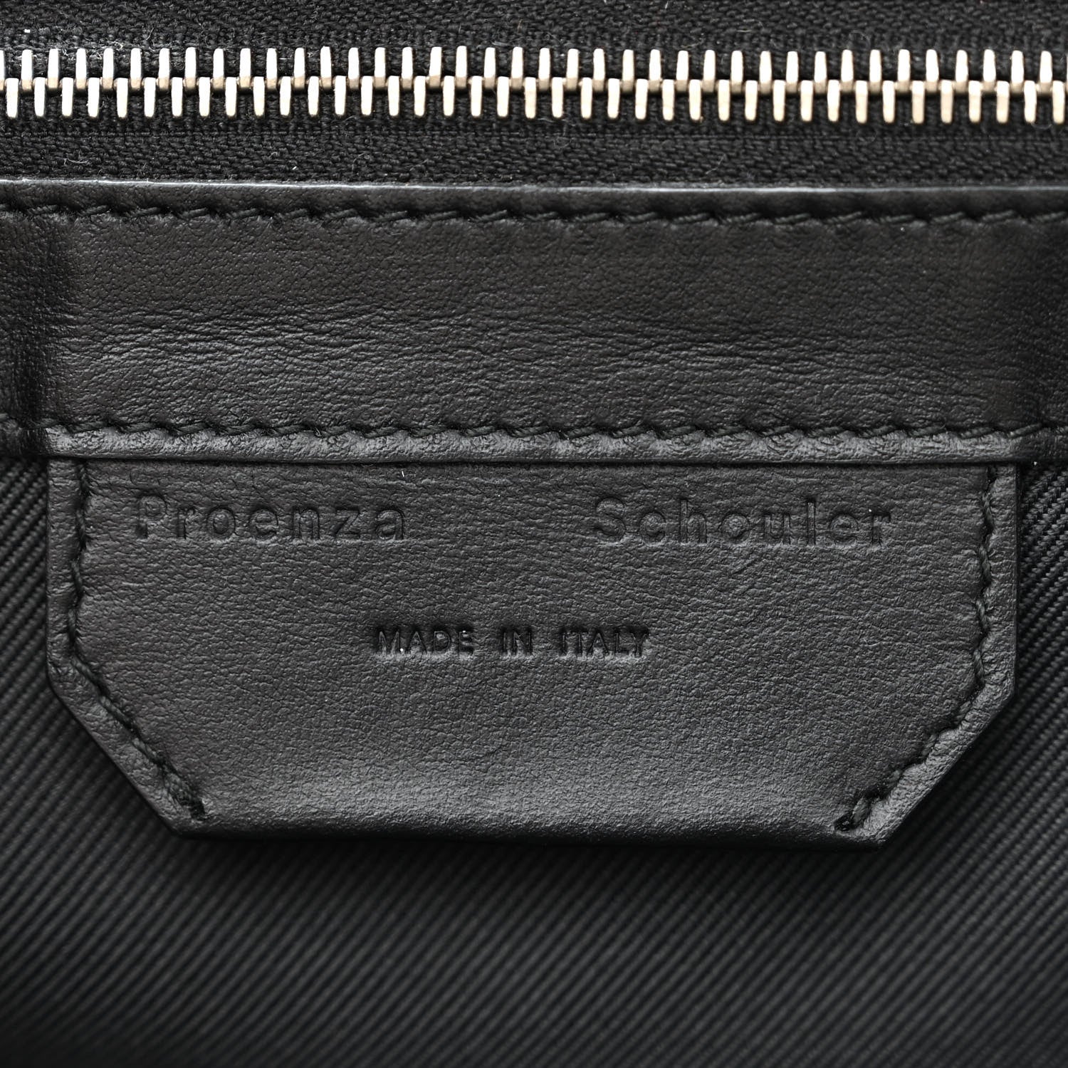 Proenza Schouler Paper Lambskin Tiny PS1 Plus Zip Satchel Dove Grey 6 of 11