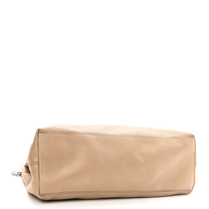 Gucci Pebbled Calfskin Large Soho Chain Shoulder Bag Nude 4 of 12
