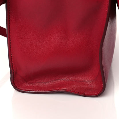 Givenchy Lambskin Medium Shark Lock Satchel Red 12 of 13