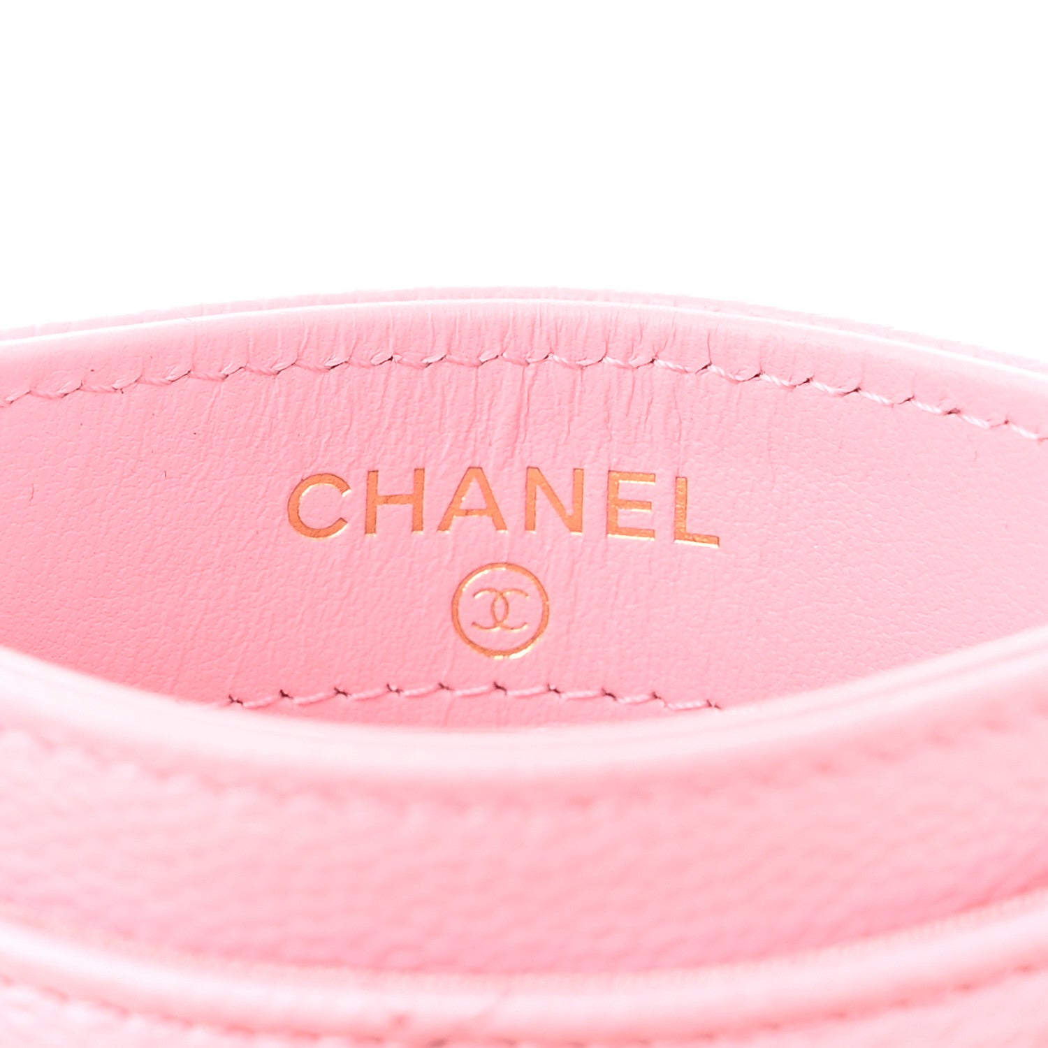 Chanel Caviar Quilted Multi Chain CC Card Holder Pink 6 of 9