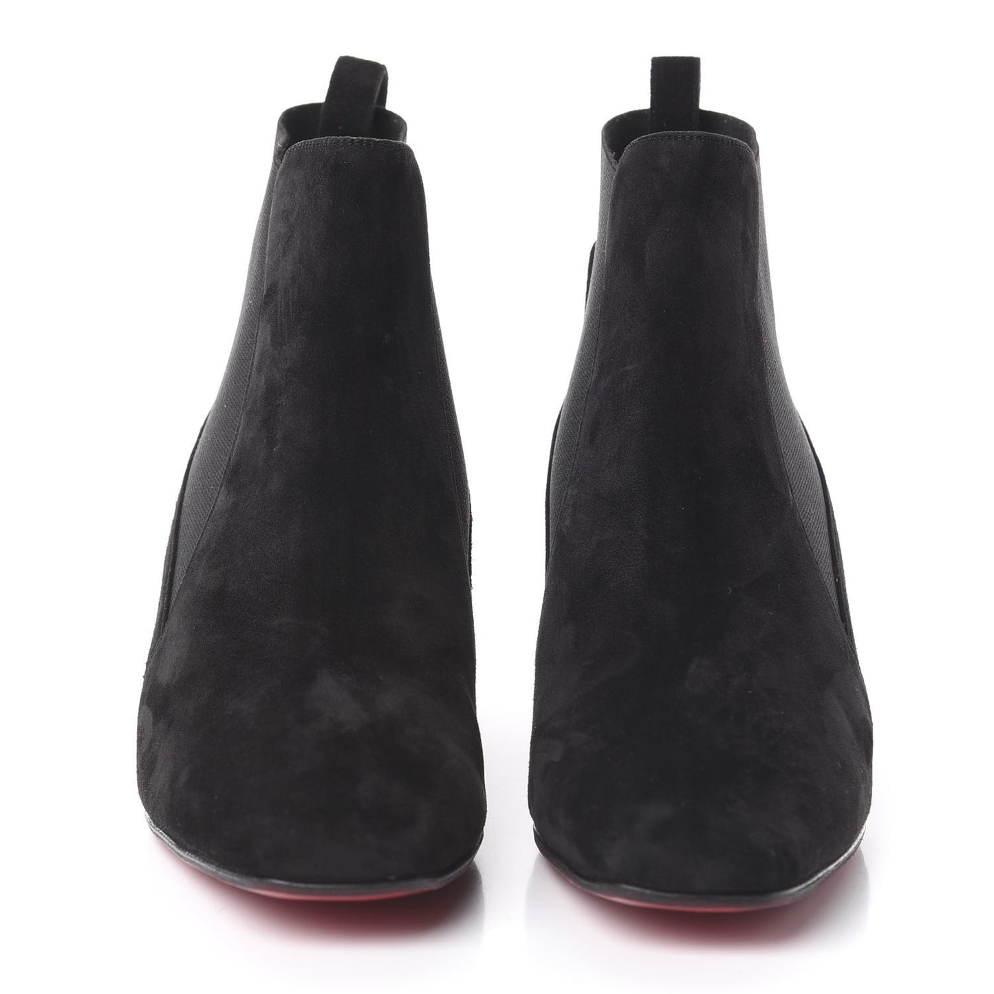 Veau Velours Spiked Study Stretch 55 Ankle Boots 36.5 Black