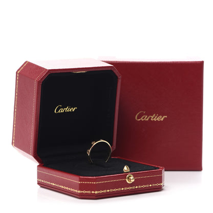 Cartier 18K Yellow Gold 3.5mm LOVE Wedding Band Ring 56 7.5 6 of 6