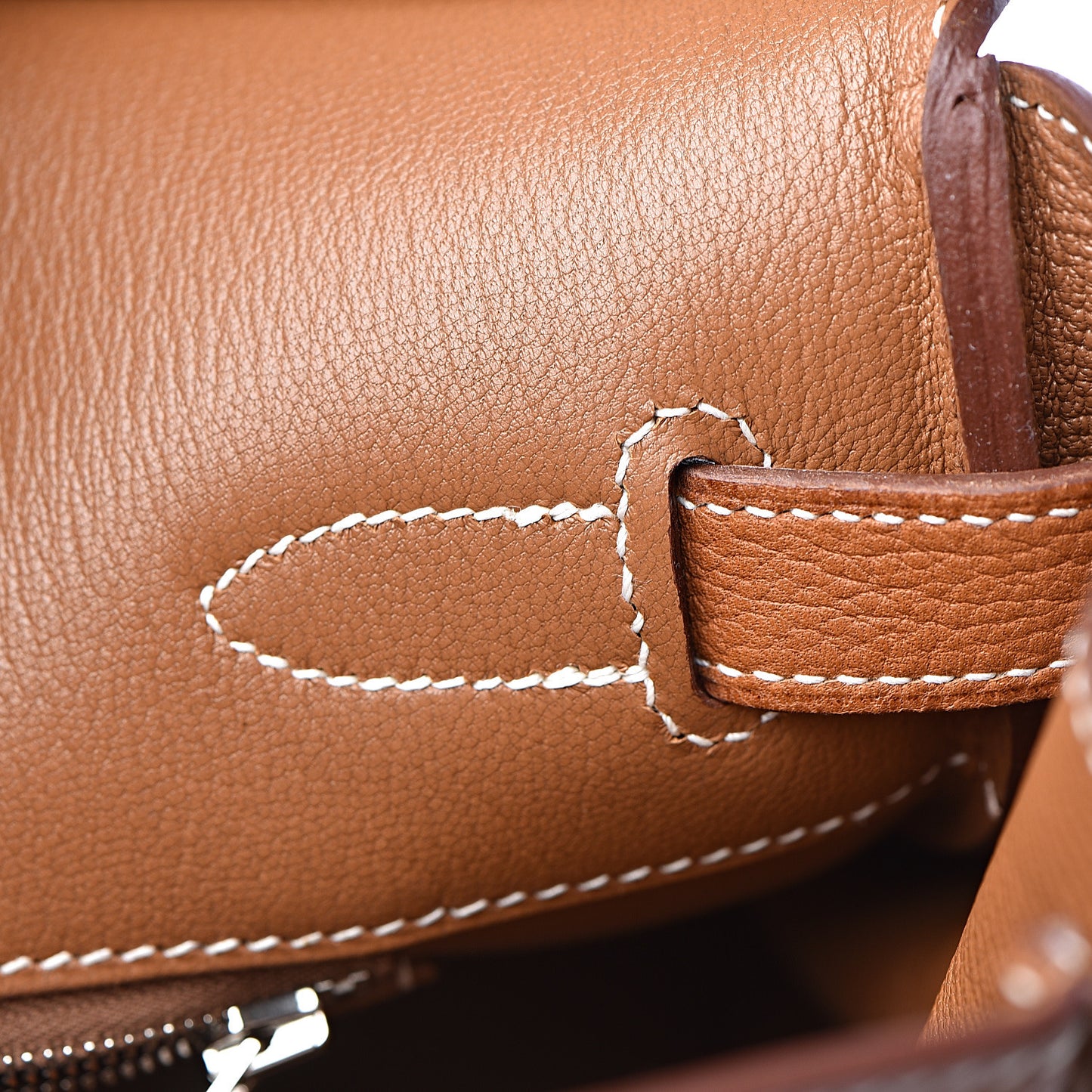 Natural Barenia Faubourg Birkin 35 Fauve