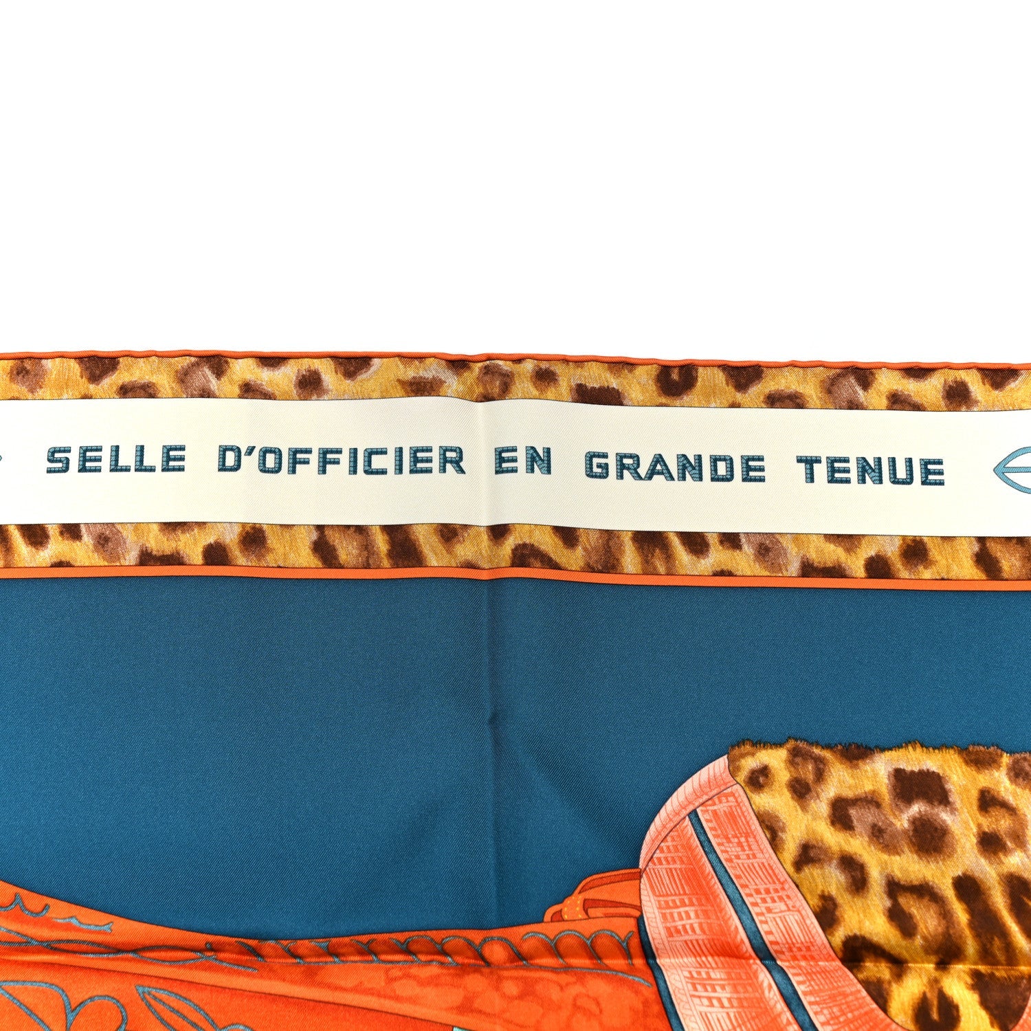 Hermes Silk Selle d'Officier En Grande Tenue Scarf 90 3 of 6