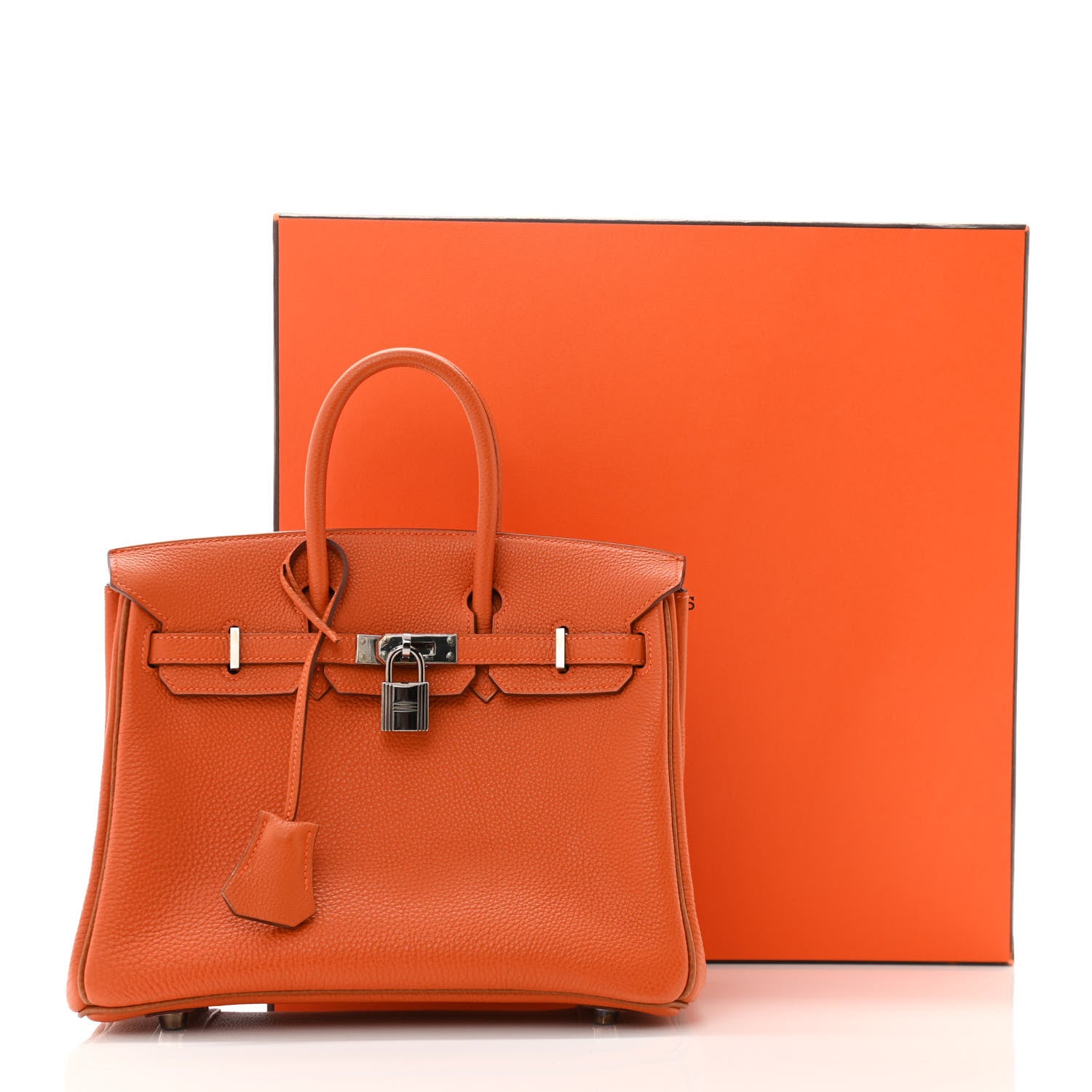 Hermes Togo Verso Birkin 25 Potiron Fauve 11 of 11