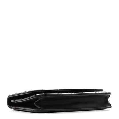 Chanel Calfskin Whipstitch Wallet On Chain WOC Black 4 of 11