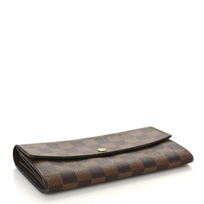 Louis Vuitton Damier Ebene Sarah Wallet 4 of 8