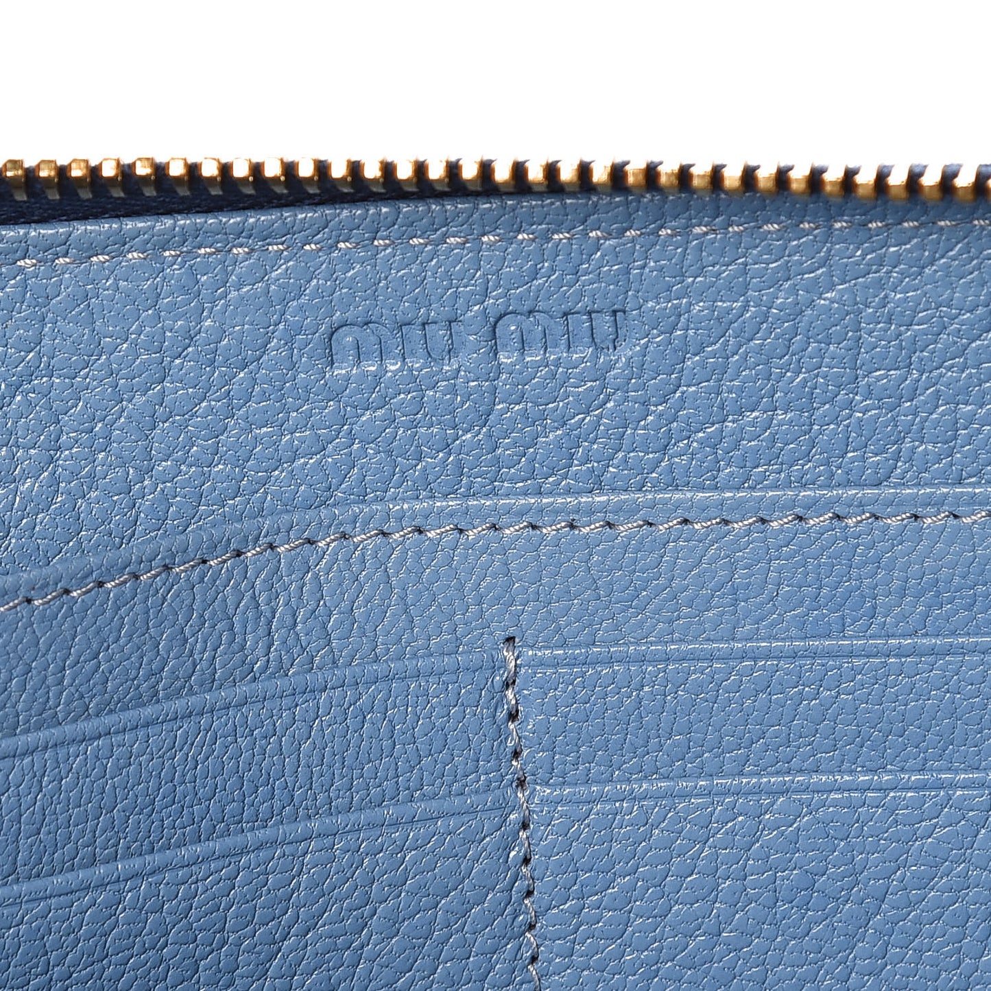 Goatskin Madras Zip Around Wallet Aviazione